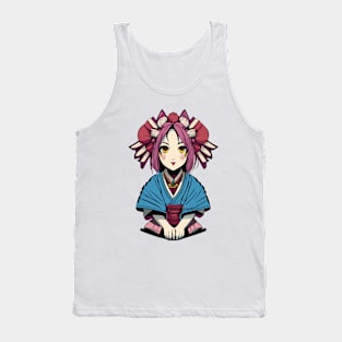 Japanese Beauty Girl Tank Top